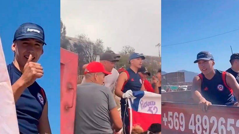 Pailita apoyando a damnificados por incendio